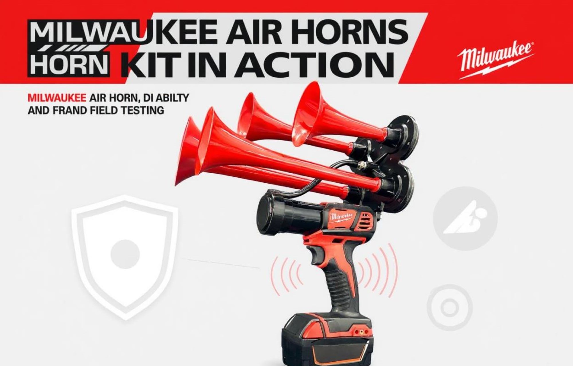 Milwaukee Air Horn Kit in Action: Loudness, Durability, and Field Testing